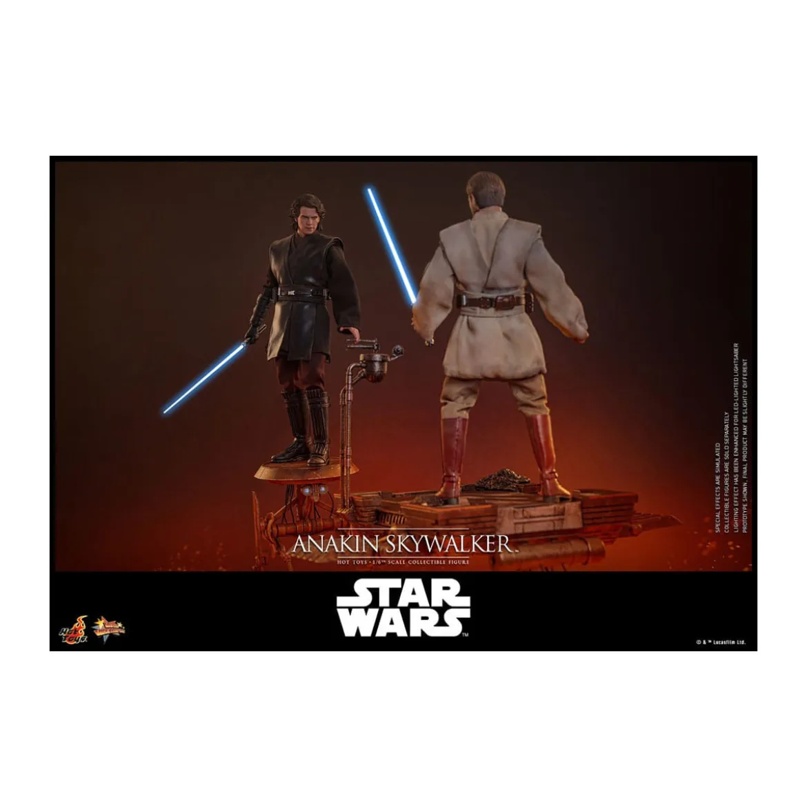 Hot toys Star Wars: Anakin Skywalker MMS839 1/6 - épisode III : La Revanche des Sith