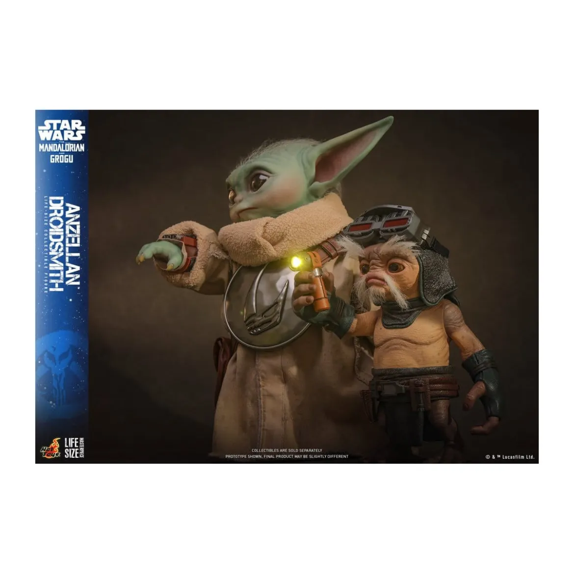 Hot toys Star Wars - Anzellan Droidsmith Life-Size Masterpiece Series - Star Wars: The Mandalorian & Grogu