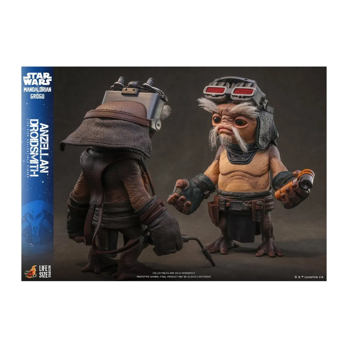 Hot toys Star Wars - Anzellan Droidsmith Life-Size Masterpiece Series - Star Wars: The Mandalorian & Grogu
