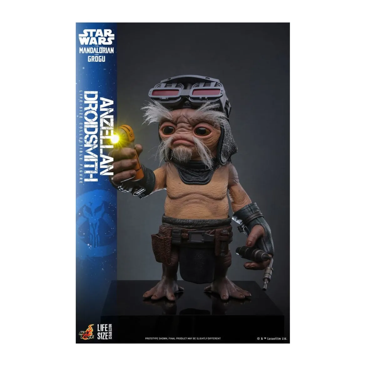 Hot toys Star Wars - Anzellan Droidsmith Life-Size Masterpiece Series - Star Wars: The Mandalorian & Grogu