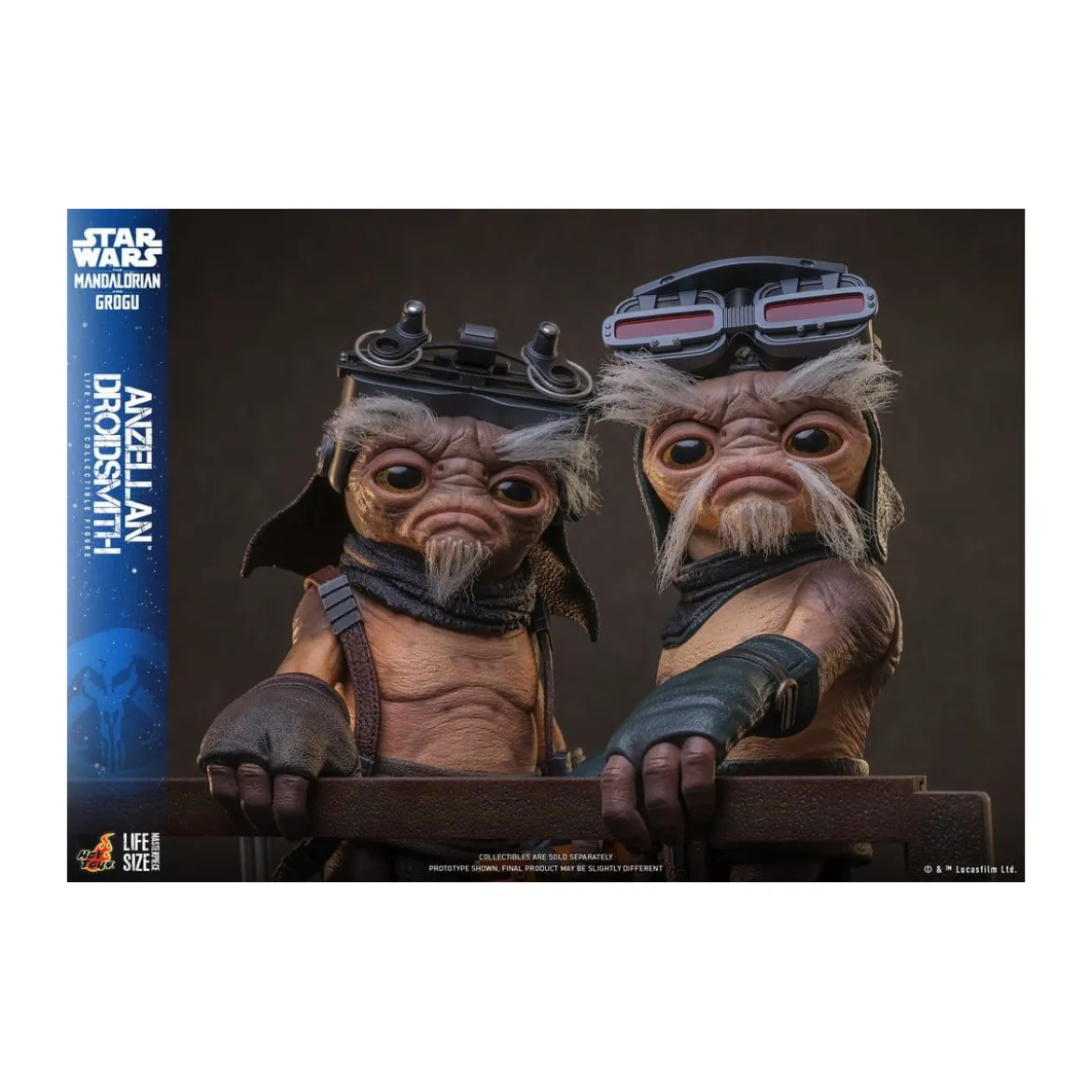 Hot toys Star Wars - Anzellan Droidsmith Life-Size Masterpiece Series - Star Wars: The Mandalorian & Grogu