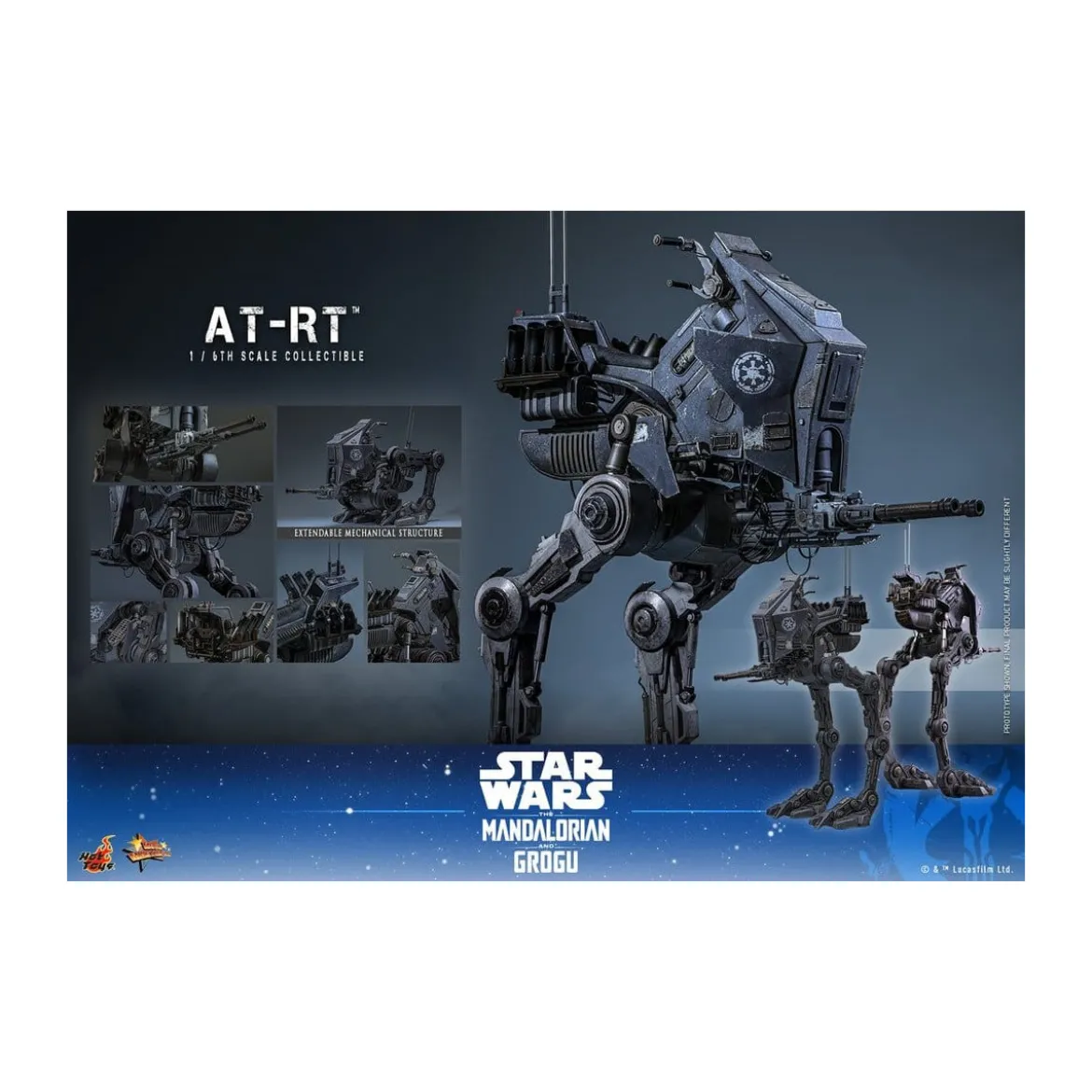 Hot Toys Star Wars - AT-RT 60 MMS 1/6 - Star Wars: The Mandalorian & Grogu
