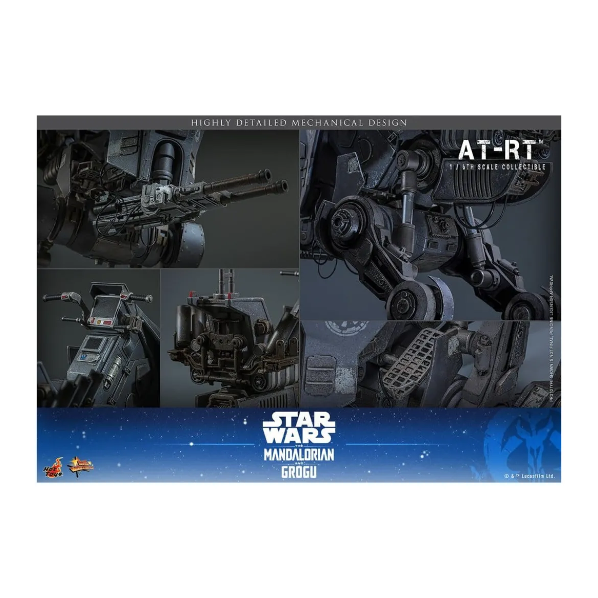 Hot Toys Star Wars - AT-RT 60 MMS 1/6 - Star Wars: The Mandalorian & Grogu