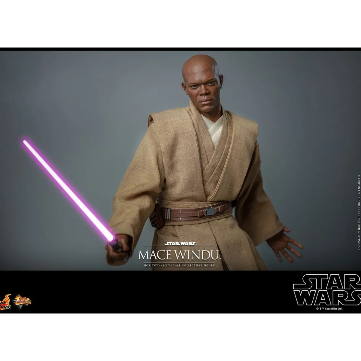 Hot toys - Star Wars Attack of the Clones - Mace Windu 1/6