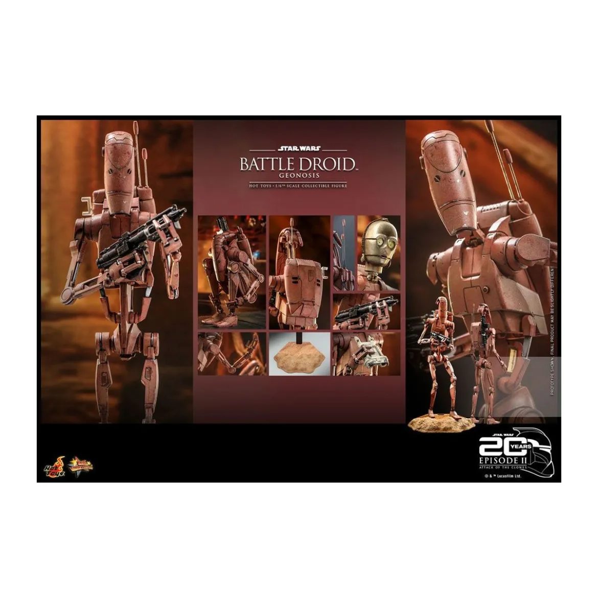 Hot toys - Star Wars Attack of the Clones - Battle Droid (Geonosis)