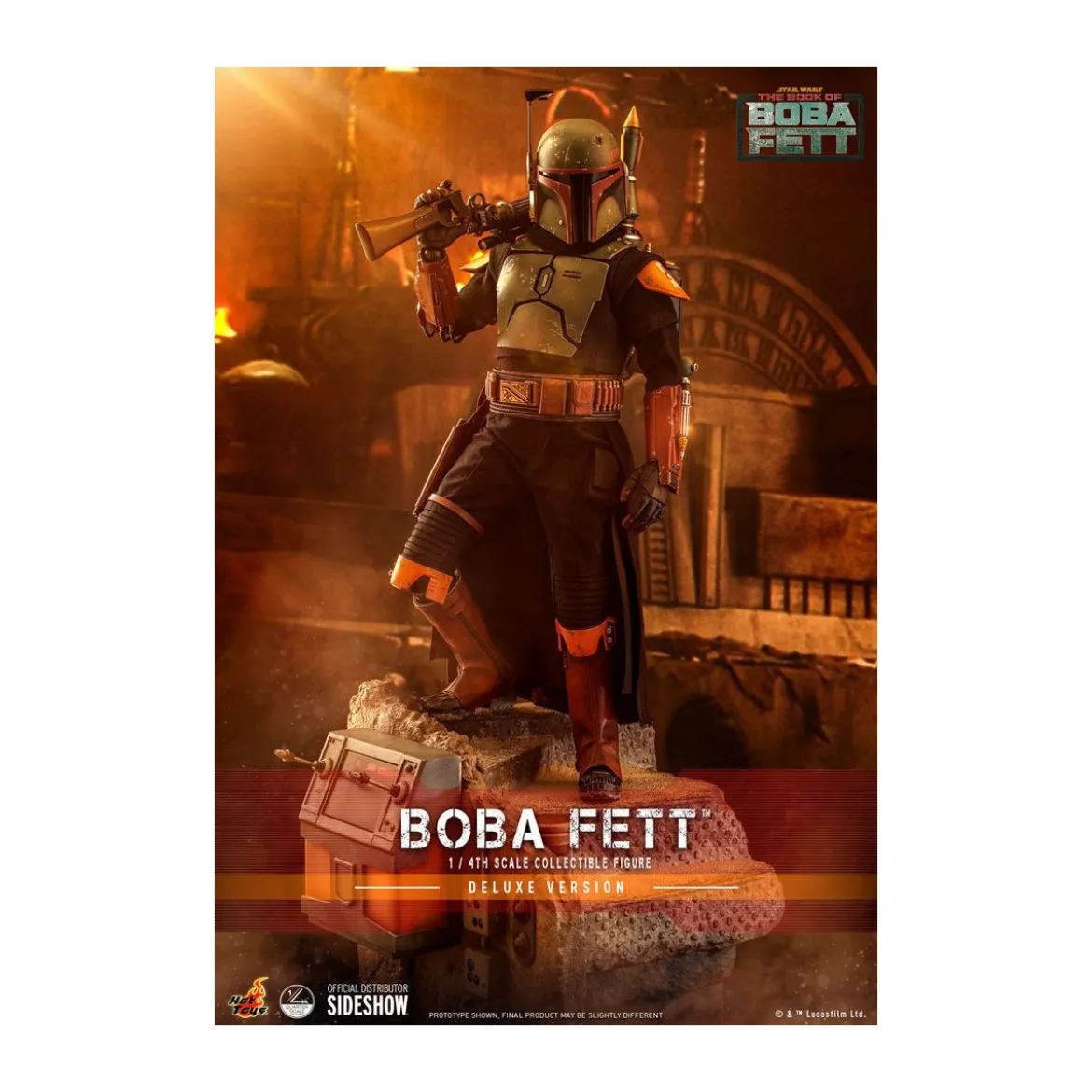 Hot Toys Star Wars - Boba Fett 1/4 Deluxe - The Book of Boba Fett