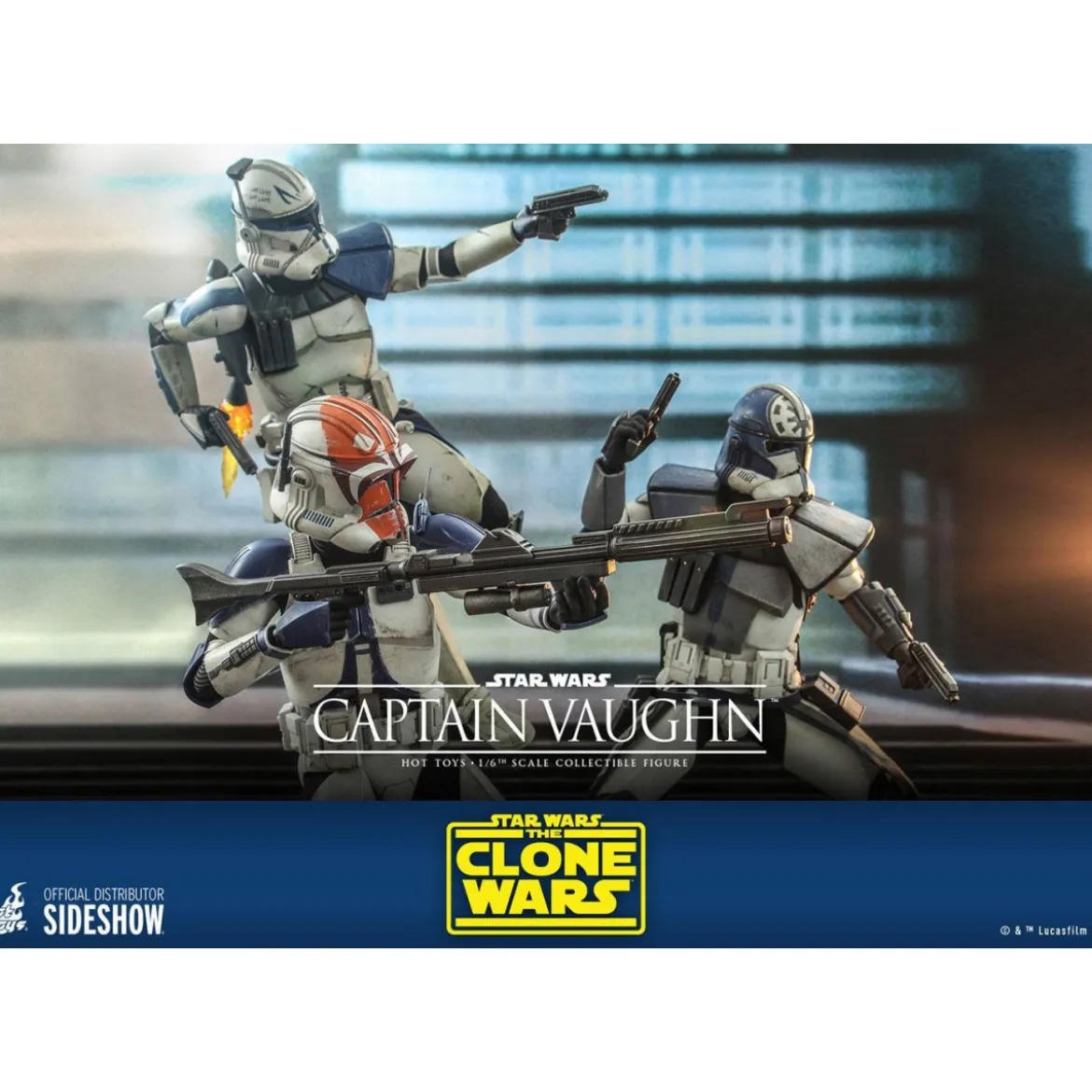 Hot Toys Star Wars - Captain Vaughn - The Clone Wars 1/6