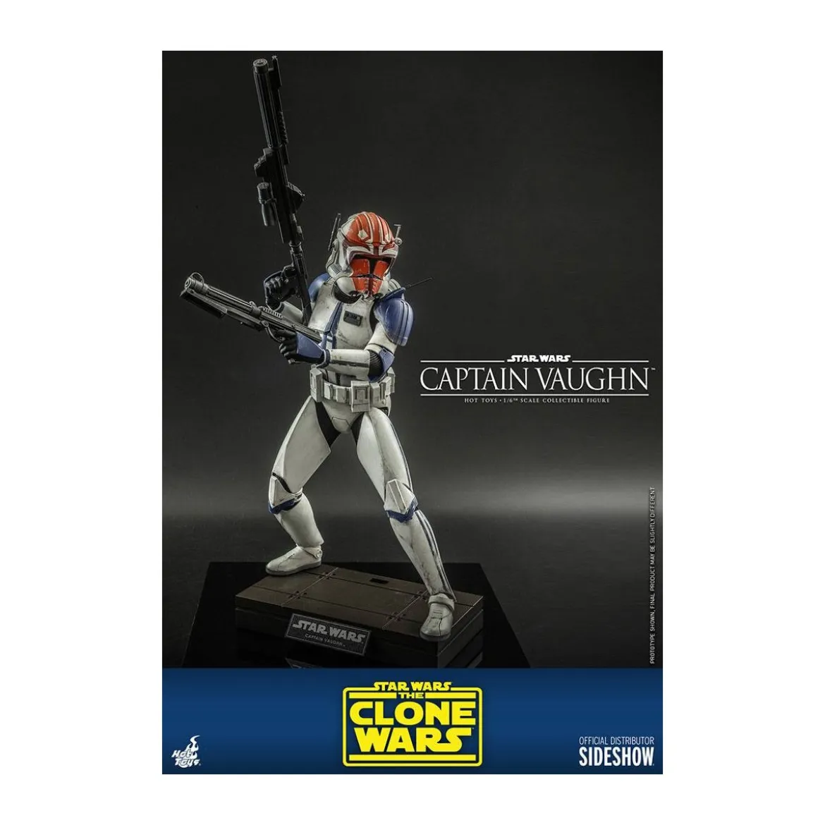 Hot Toys Star Wars - Captain Vaughn - The Clone Wars 1/6