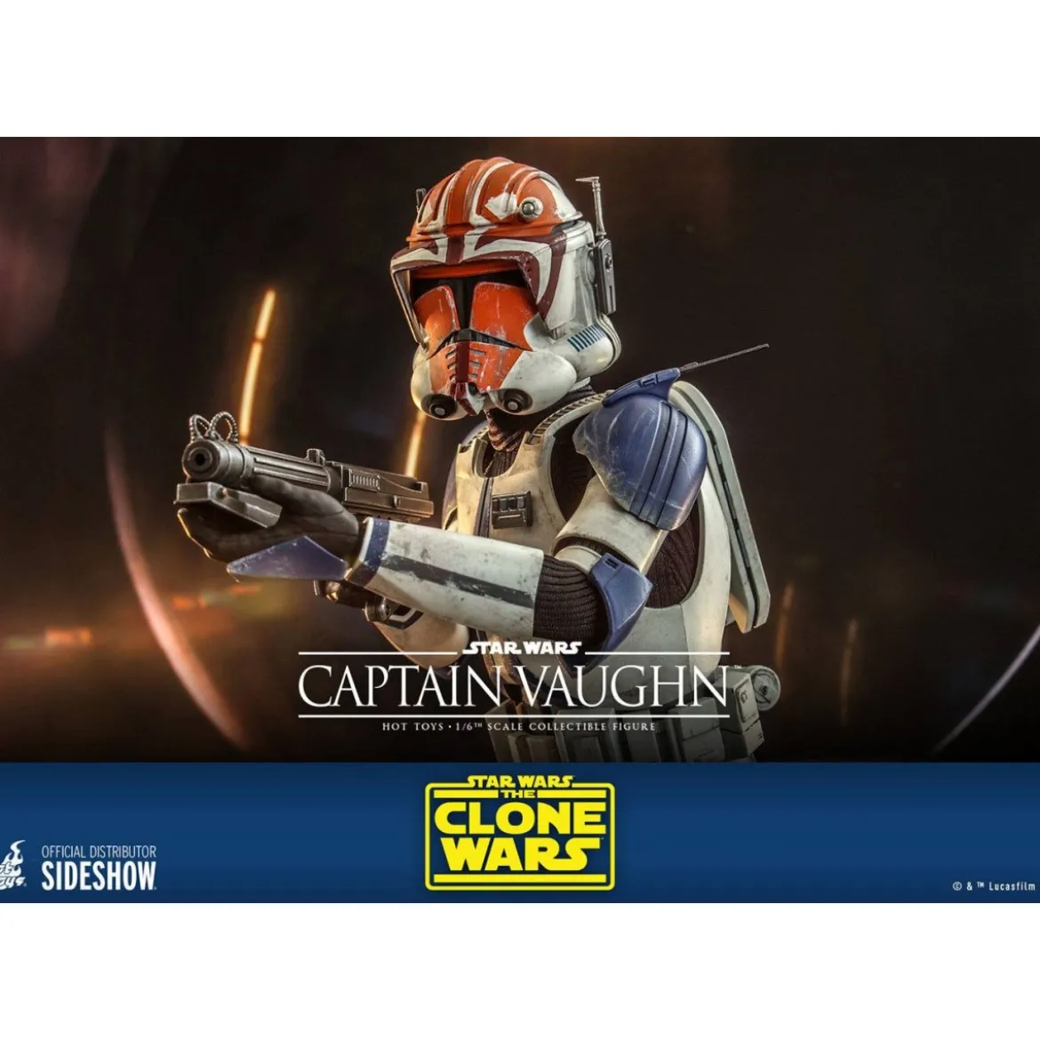 Hot Toys Star Wars - Captain Vaughn - The Clone Wars 1/6