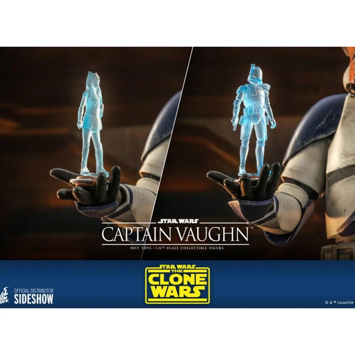 Hot Toys Star Wars - Captain Vaughn - The Clone Wars 1/6