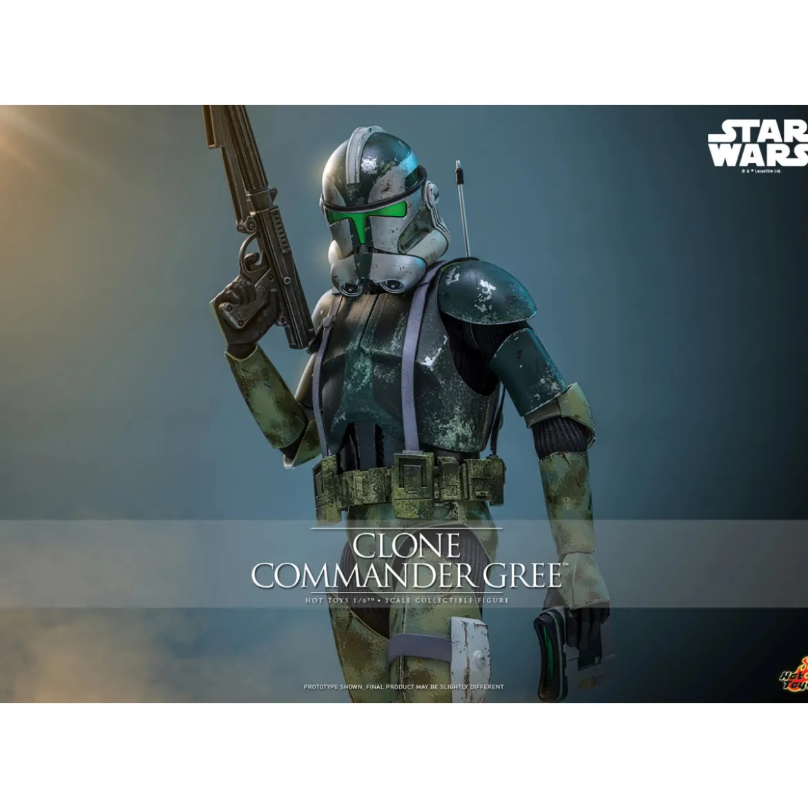 Hot Toys Star Wars - Clone Commander Gree 1/6 MMS877 - Episode III: Revenge of the Sith