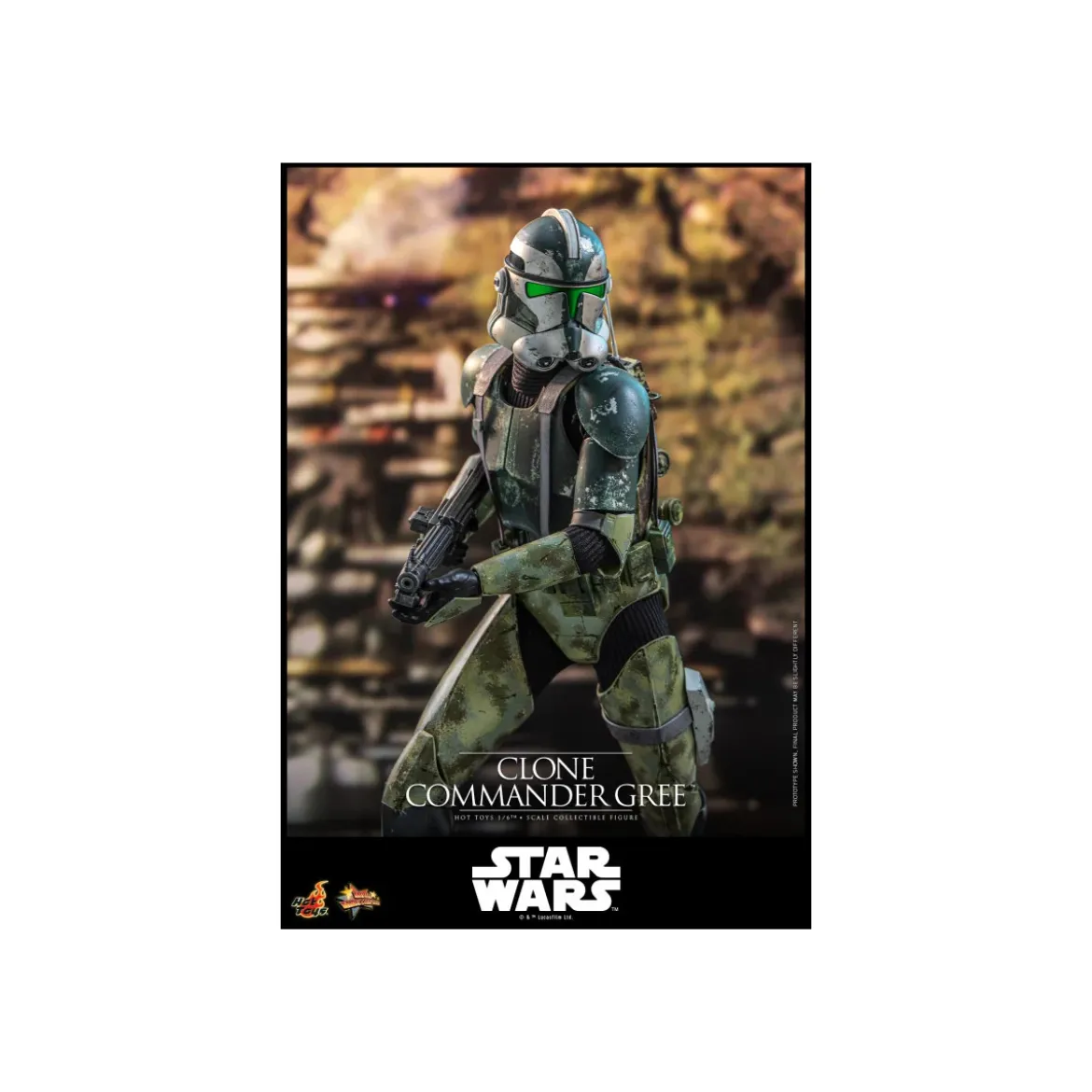 Hot Toys Star Wars - Clone Commander Gree 1/6 MMS877 - Episode III: Revenge of the Sith