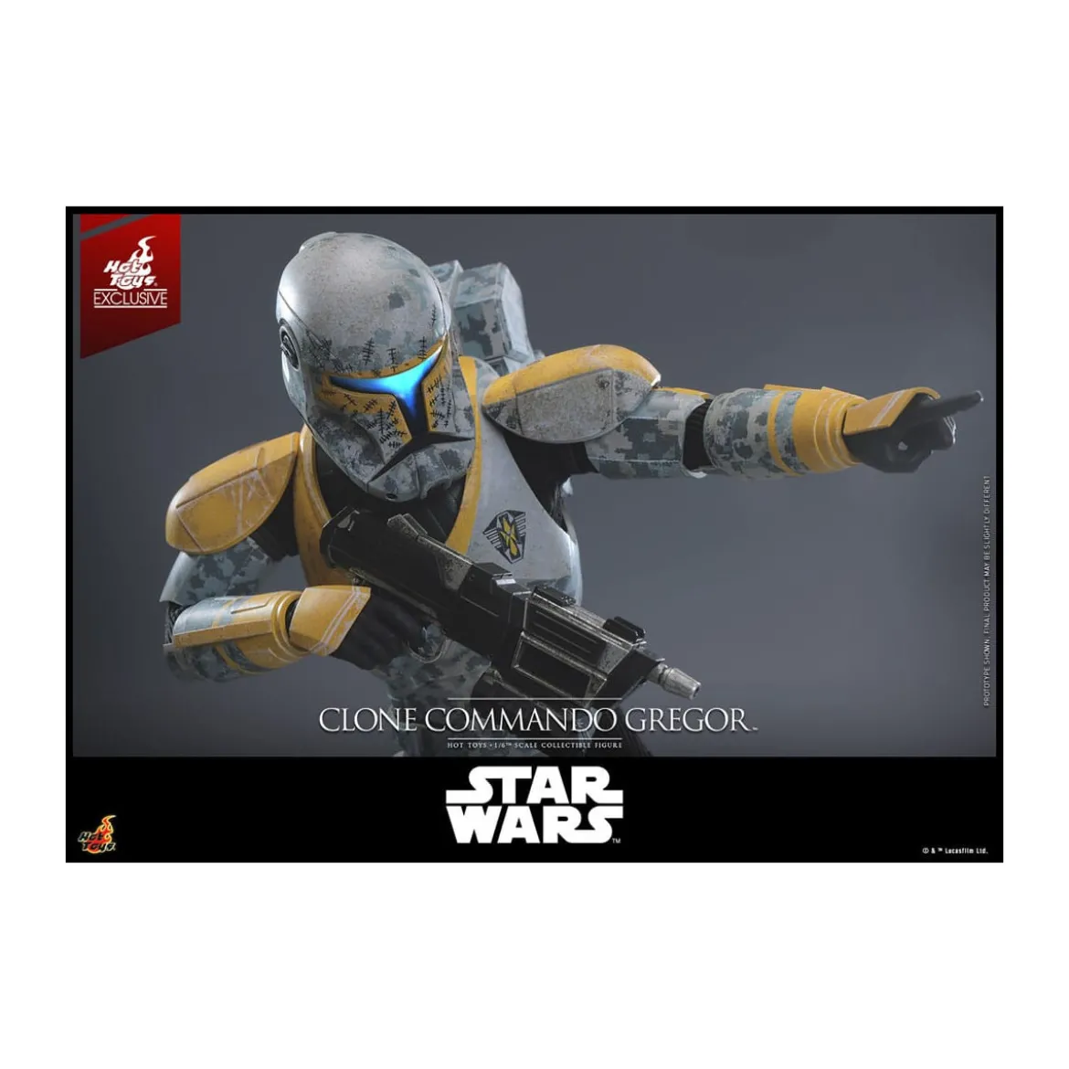 Hot Toys Star Wars - Clone Commando Gregor - The Clone Wars 1/6 Hot Toys Exclusive