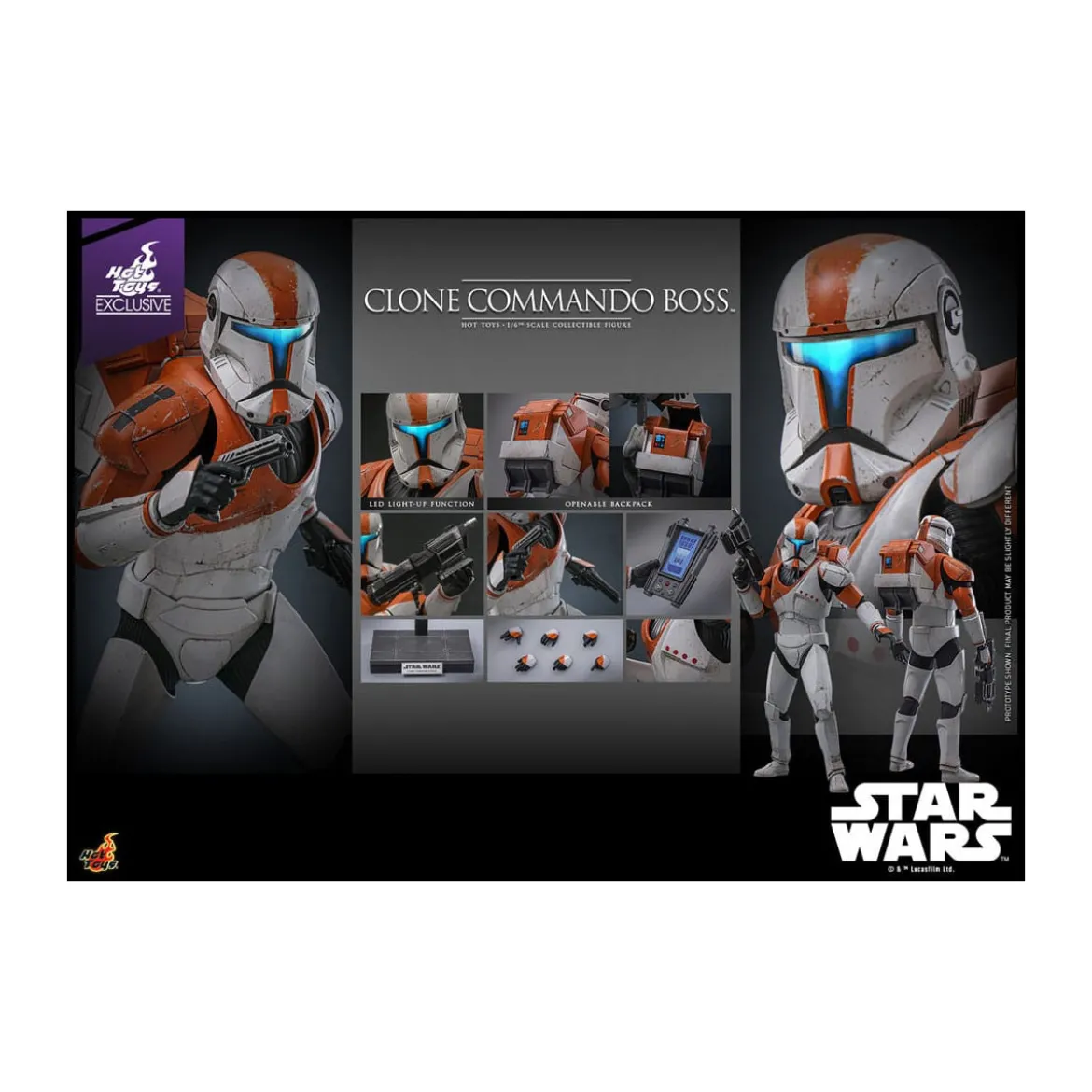 Hot Toys Star Wars - Clone Commando Boss - The Clone Wars 1/6 TMS151