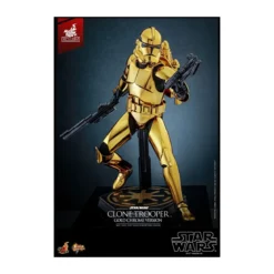 Hot toys Star Wars - Clone Trooper Gold Chrome Version 1/6 Toy Fair Exclusive