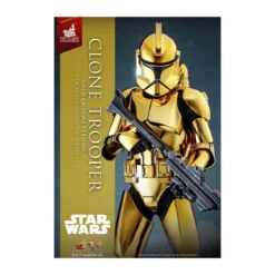 Hot toys Star Wars - Clone Trooper Gold Chrome Version 1/6 Toy Fair Exclusive