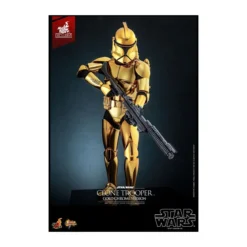 Hot toys Star Wars - Clone Trooper Gold Chrome Version 1/6 Toy Fair Exclusive