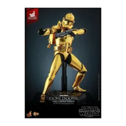 Hot toys Star Wars - Clone Trooper Gold Chrome Version 1/6 Toy Fair Exclusive