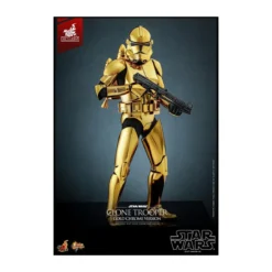 Hot toys Star Wars - Clone Trooper Gold Chrome Version 1/6 Toy Fair Exclusive