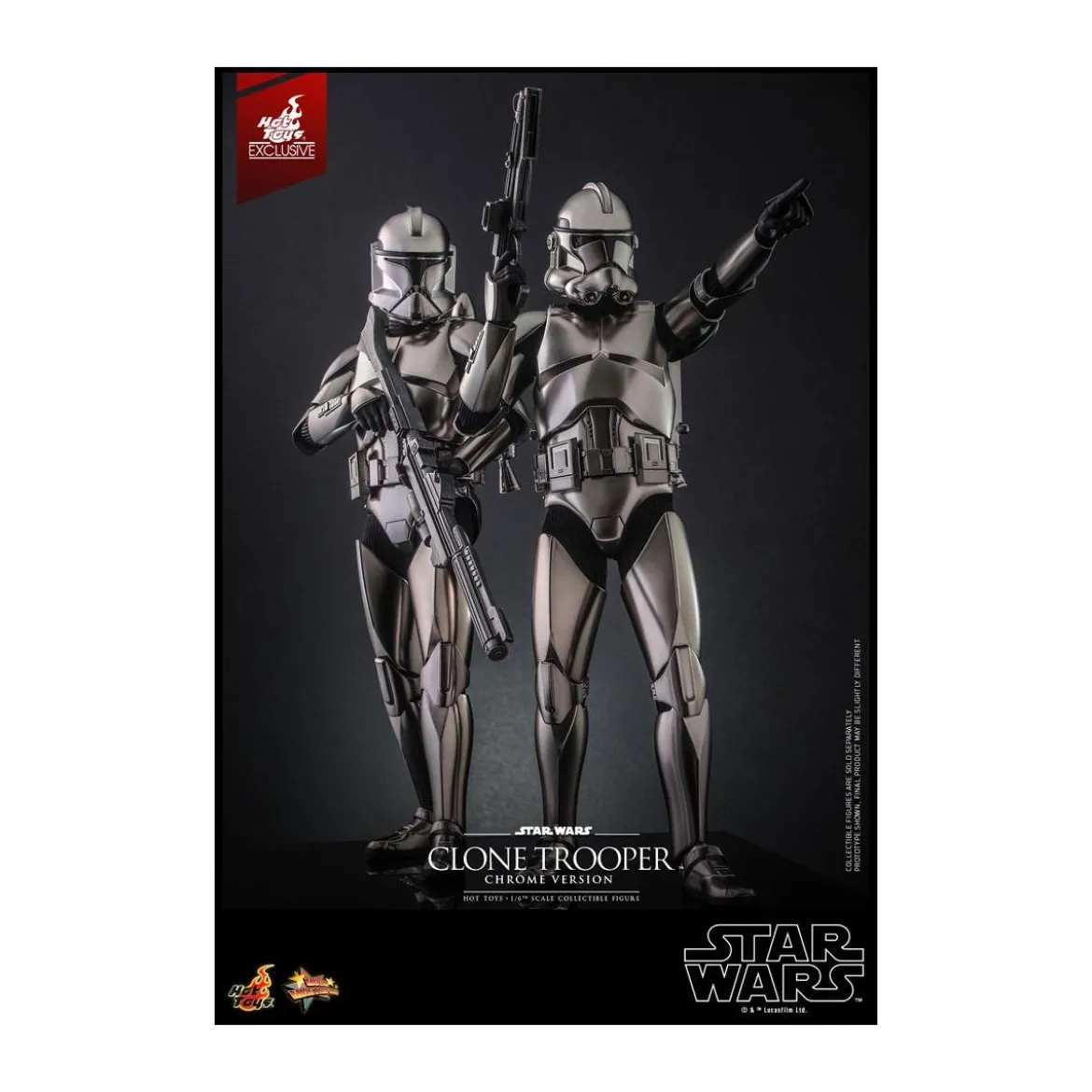 Hot toys Star Wars - Clone Trooper Chrome Version 1/6 2022 Convention Exclusive