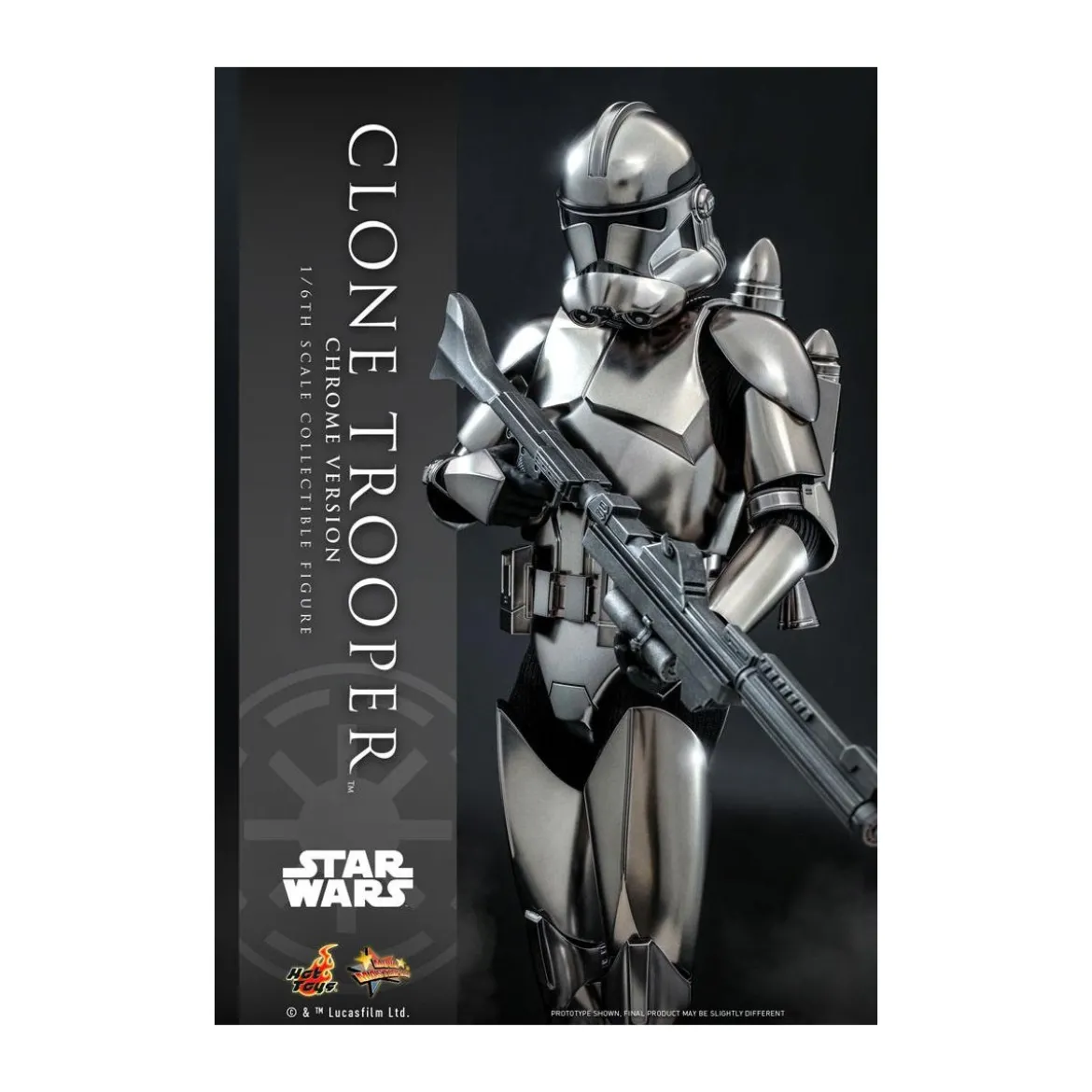 Hot toys Star Wars - Clone Trooper Chrome Version 1/6 2022 Convention Exclusive