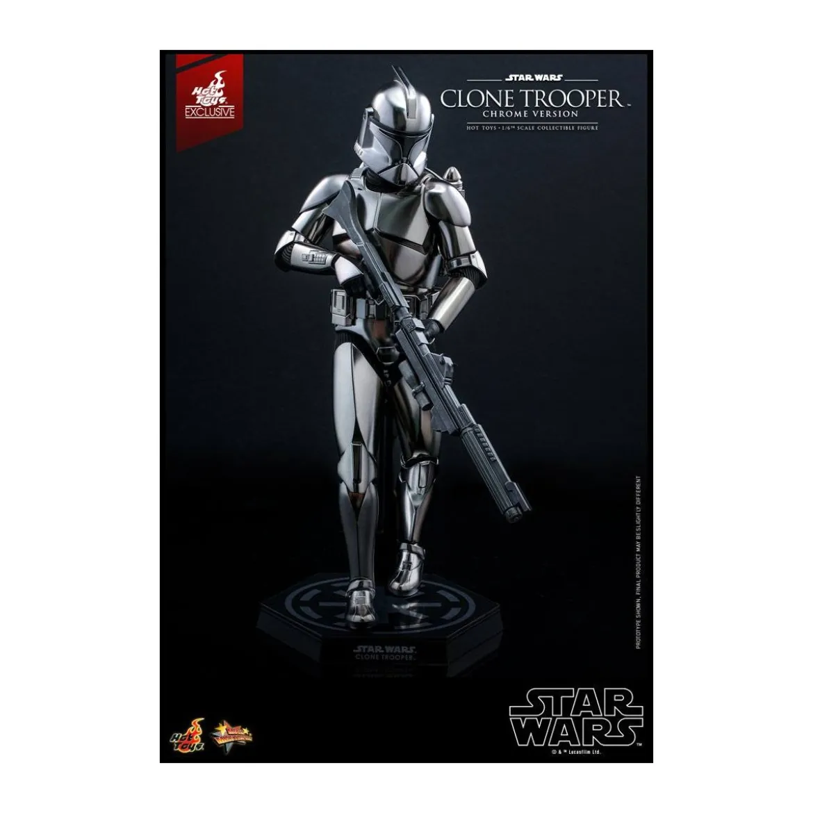 Hot toys Star Wars - Clone Trooper Chrome Version 1/6 2022 Convention Exclusive