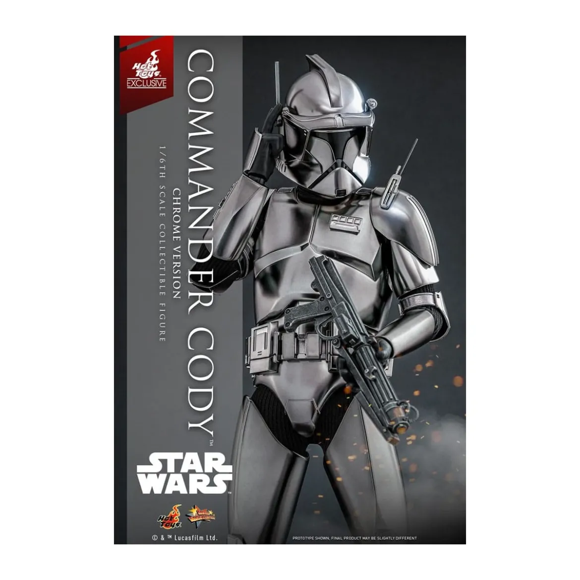 Hot Toys Star Wars - Commander Cody Chrome Version Exclusive MMS 1/6