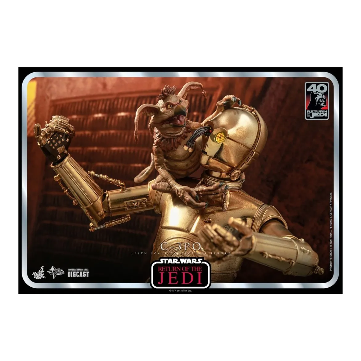 Hot Toys Star Wars - C-3PO MMS 1/6 - Return of the Jedi 40th Anniversary