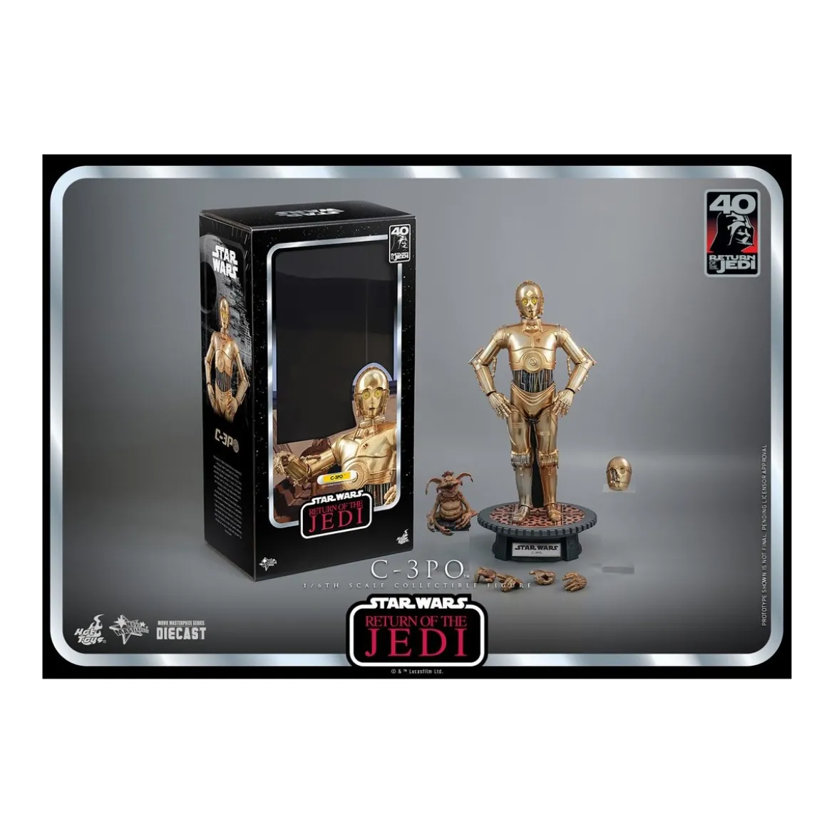 Hot Toys Star Wars - C-3PO MMS 1/6 - Return of the Jedi 40th Anniversary