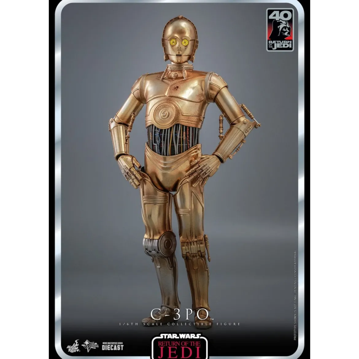 Hot Toys Star Wars - C-3PO MMS 1/6 - Return of the Jedi 40th Anniversary