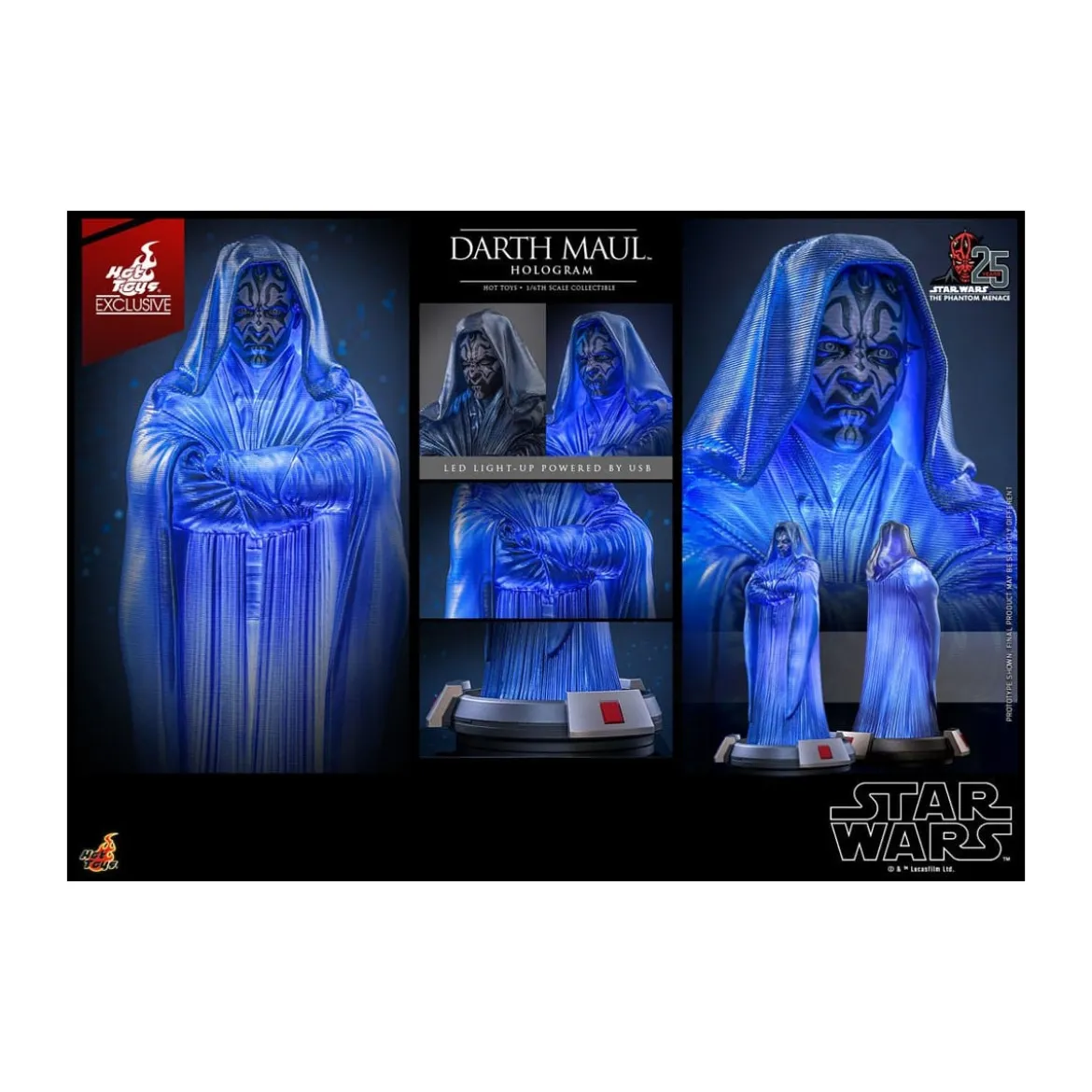 Hot Toys Star Wars - Darth Maul Hologram Exclusive - Episode I