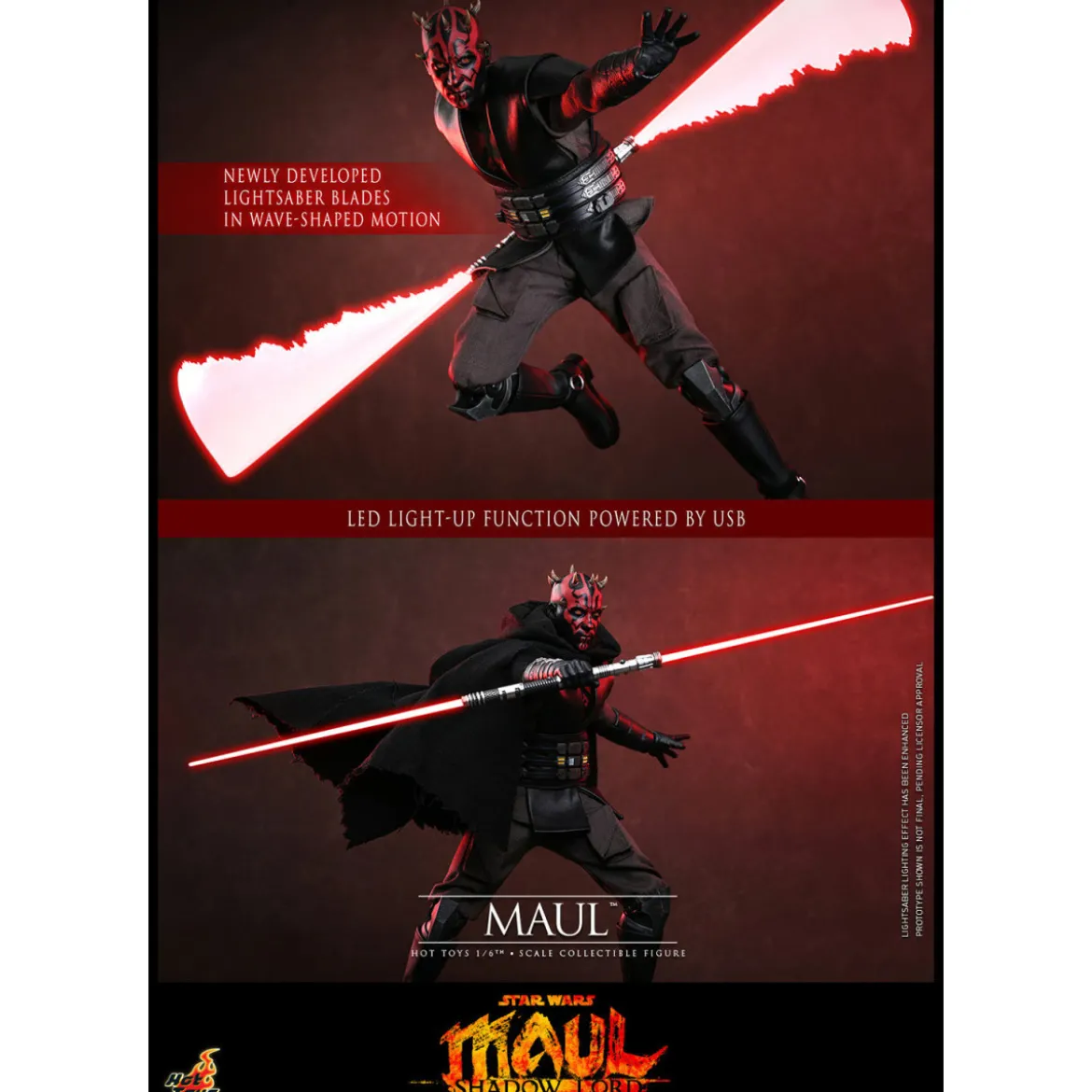 Hot Toys Star Wars - Darth Maul 1/6 TMS187 - Star Wars: Maul - Shadow Lord