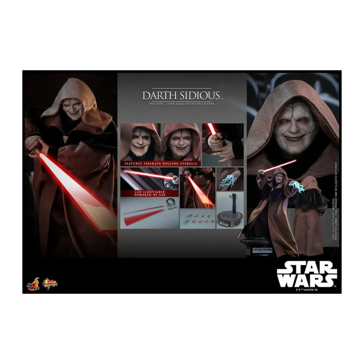 Hot Toys Star Wars - Darth Sidious MMS 1/6