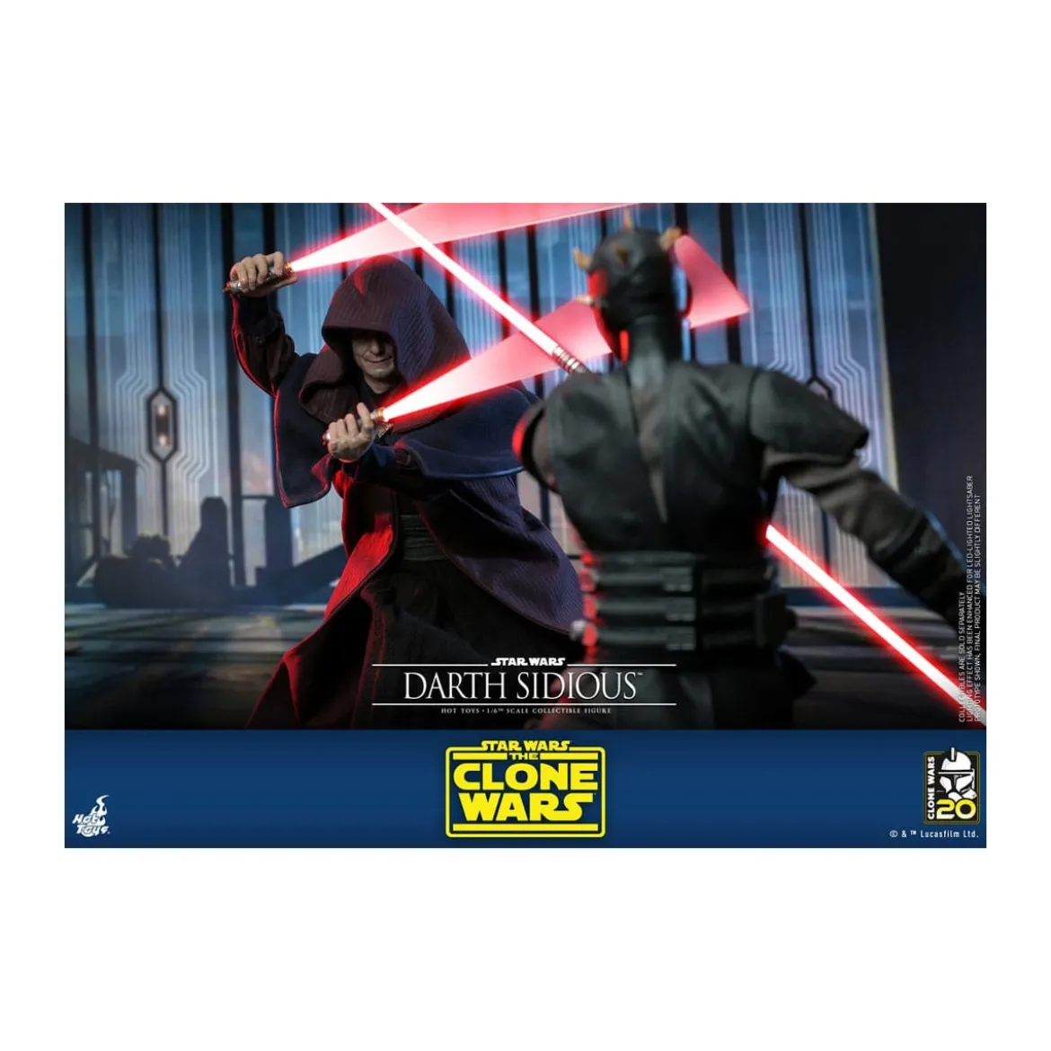 Hot Toys Star Wars - Darth Sidious - The Clone Wars 1/6