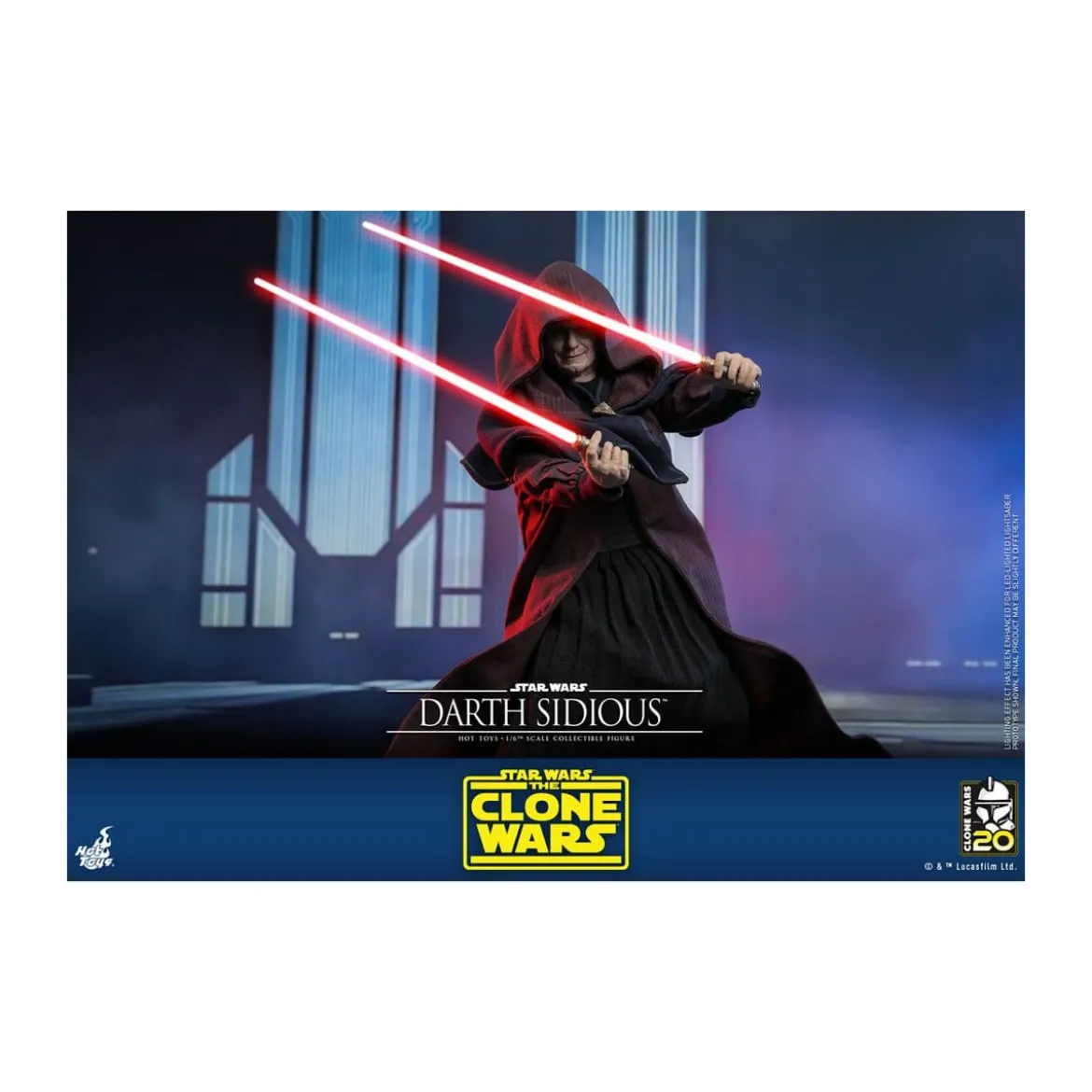 Hot Toys Star Wars - Darth Sidious - The Clone Wars 1/6