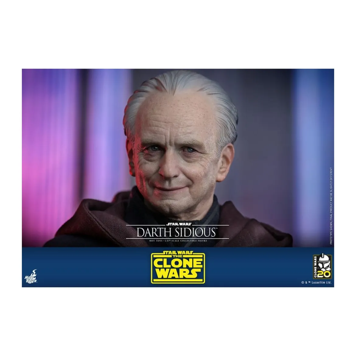Hot Toys Star Wars - Darth Sidious - The Clone Wars 1/6