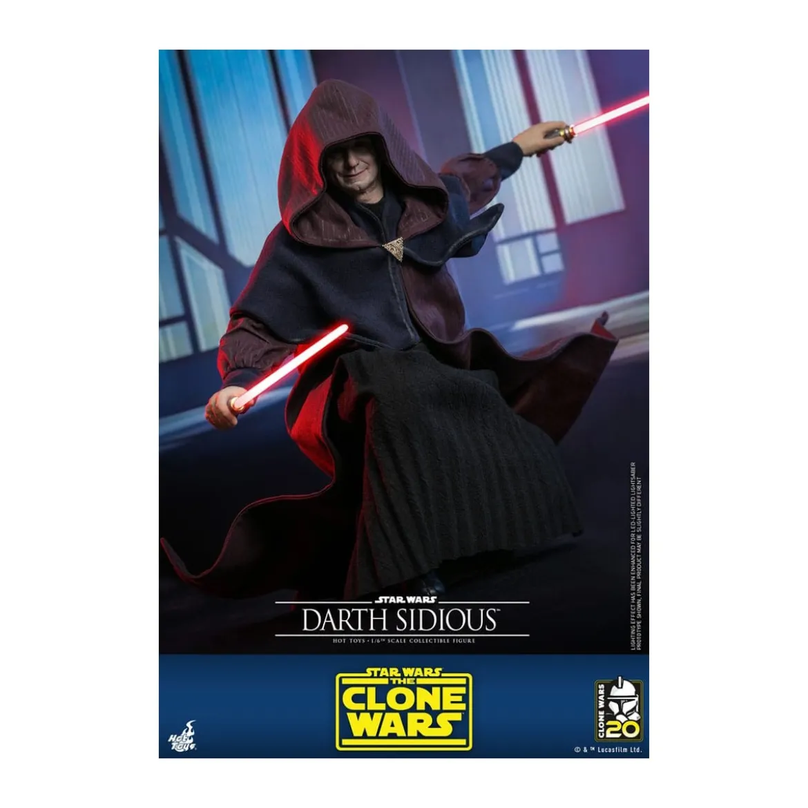 Hot Toys Star Wars - Darth Sidious - The Clone Wars 1/6