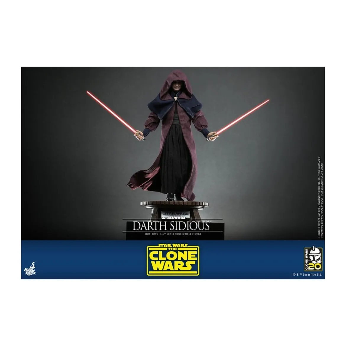 Hot Toys Star Wars - Darth Sidious - The Clone Wars 1/6