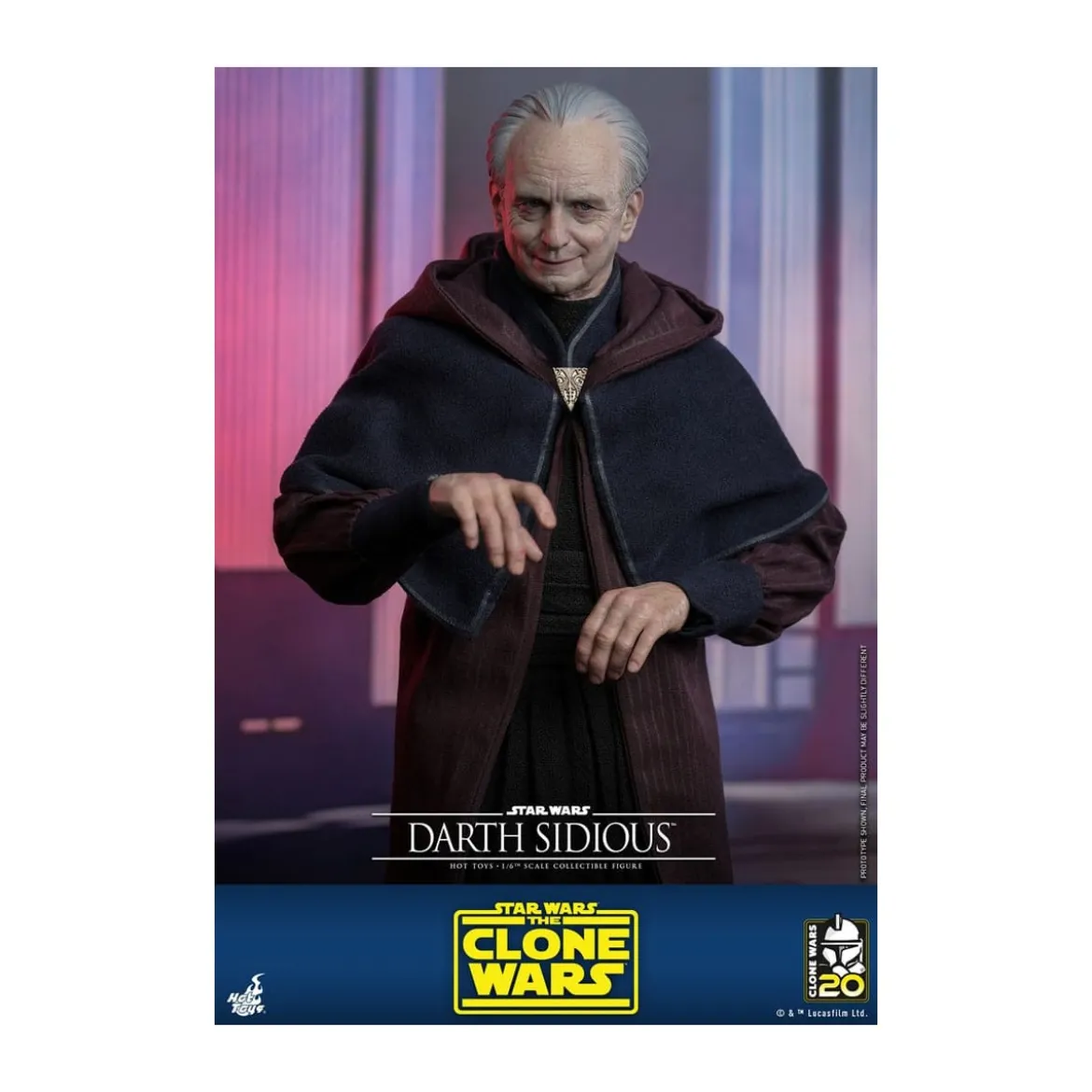 Hot Toys Star Wars - Darth Sidious - The Clone Wars 1/6