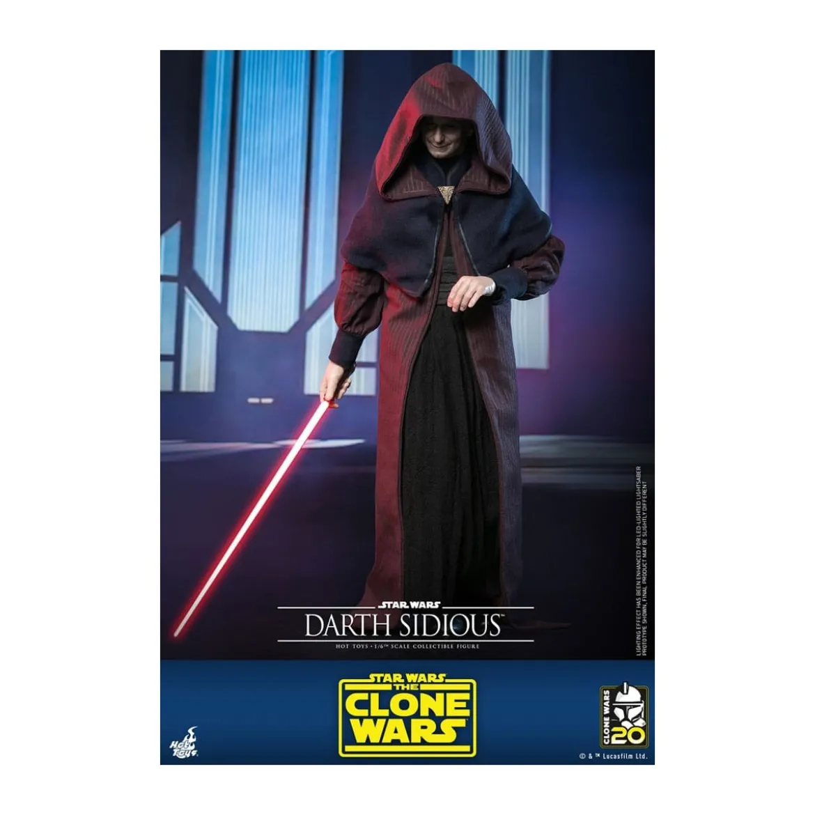 Hot Toys Star Wars - Darth Sidious - The Clone Wars 1/6