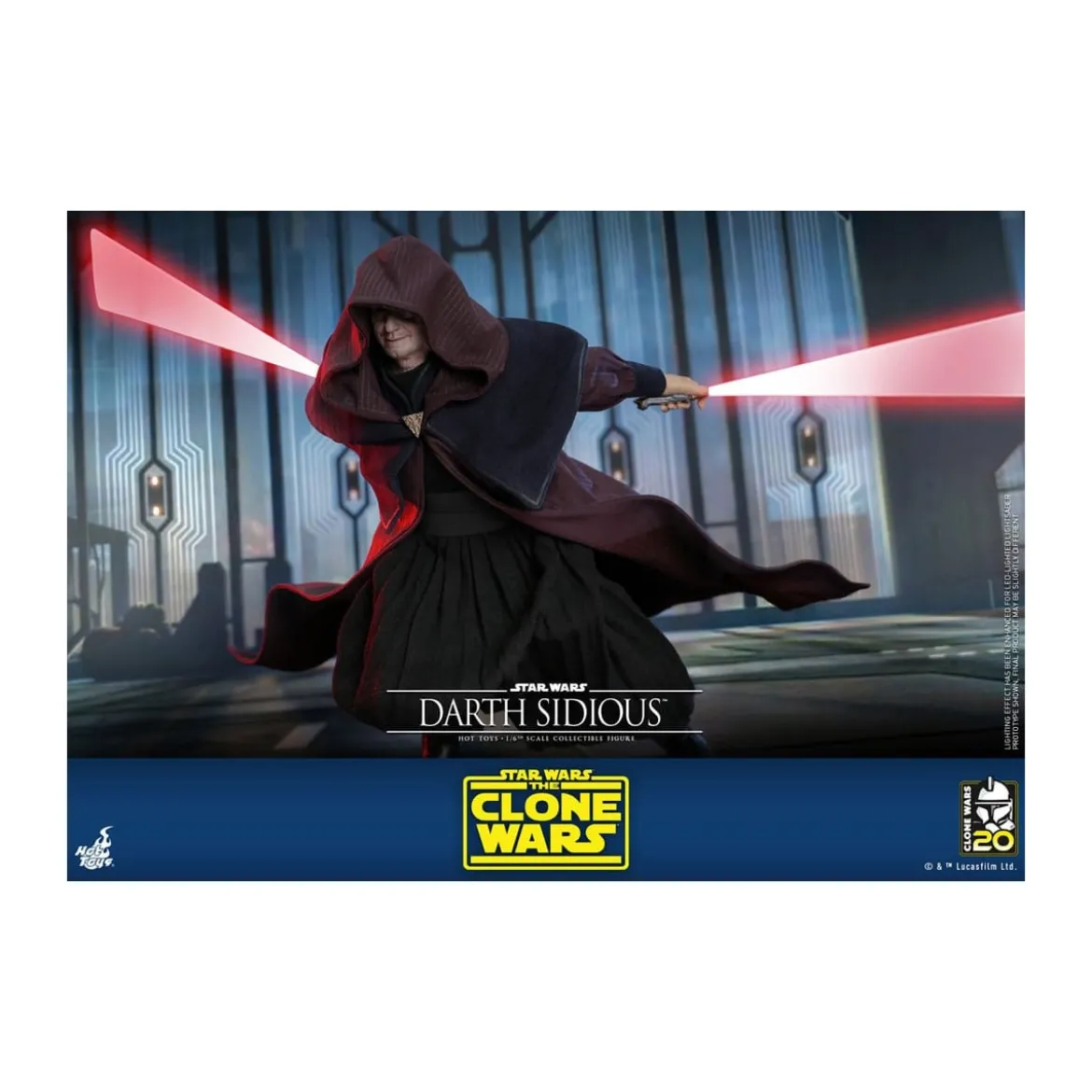 Hot Toys Star Wars - Darth Sidious - The Clone Wars 1/6