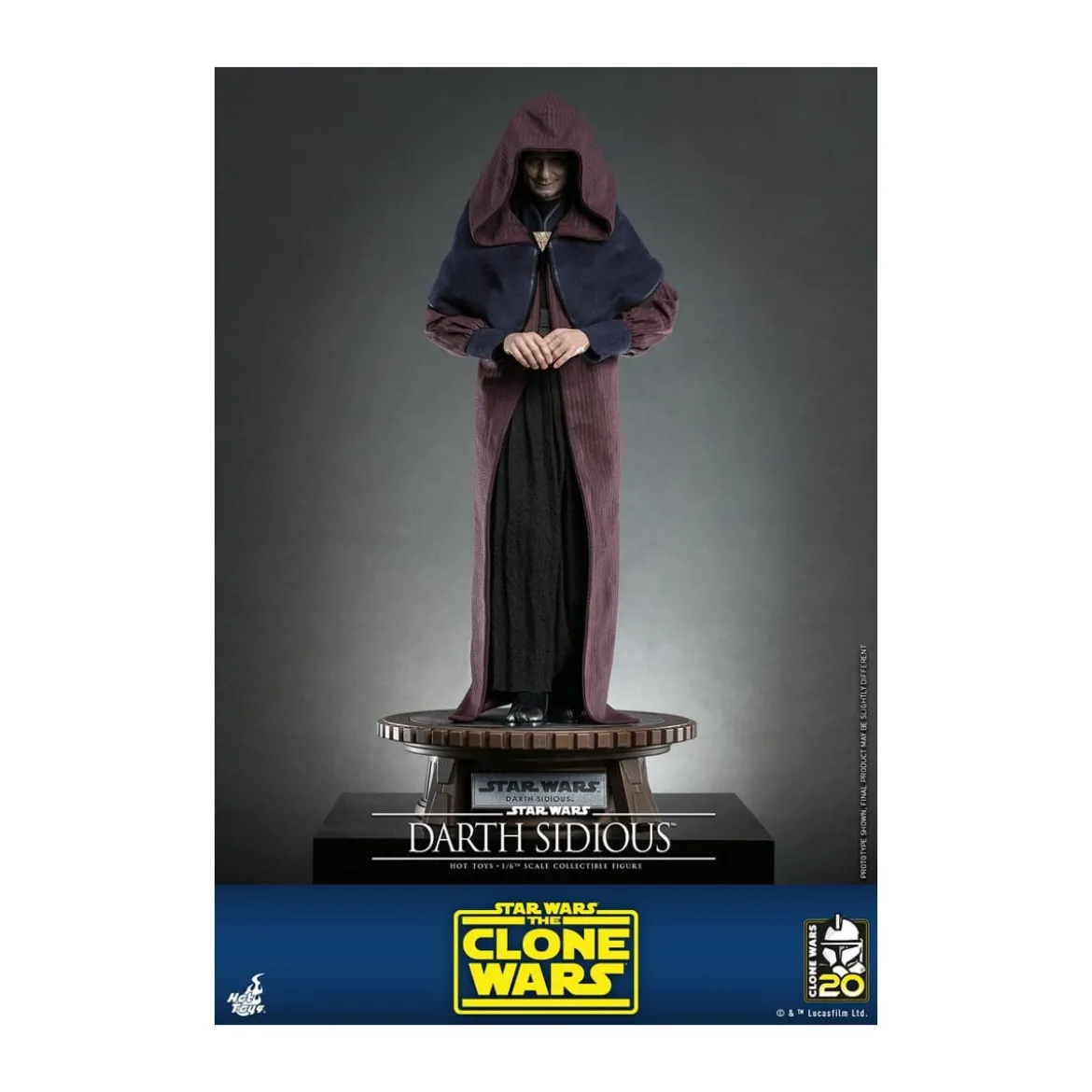Hot Toys Star Wars - Darth Sidious - The Clone Wars 1/6