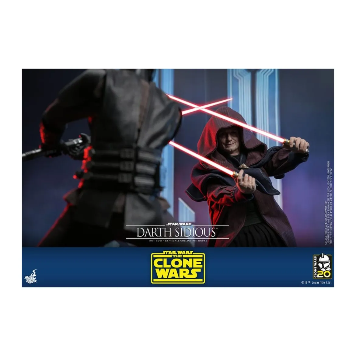 Hot Toys Star Wars - Darth Sidious - The Clone Wars 1/6