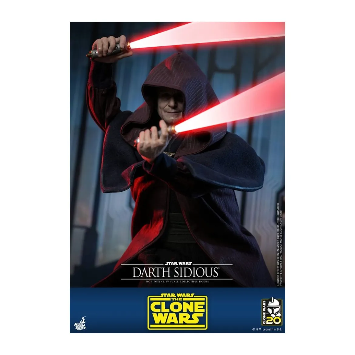 Hot Toys Star Wars - Darth Sidious - The Clone Wars 1/6