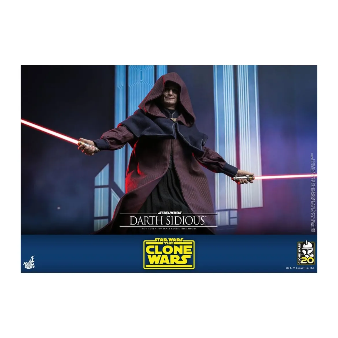 Hot Toys Star Wars - Darth Sidious - The Clone Wars 1/6