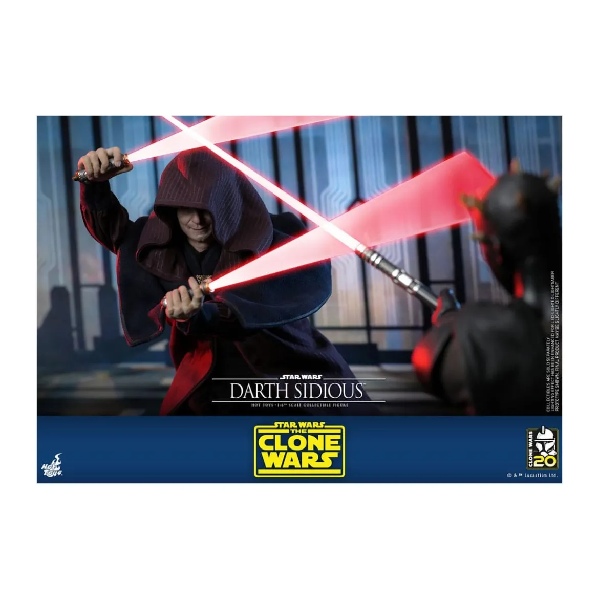 Hot Toys Star Wars - Darth Sidious - The Clone Wars 1/6