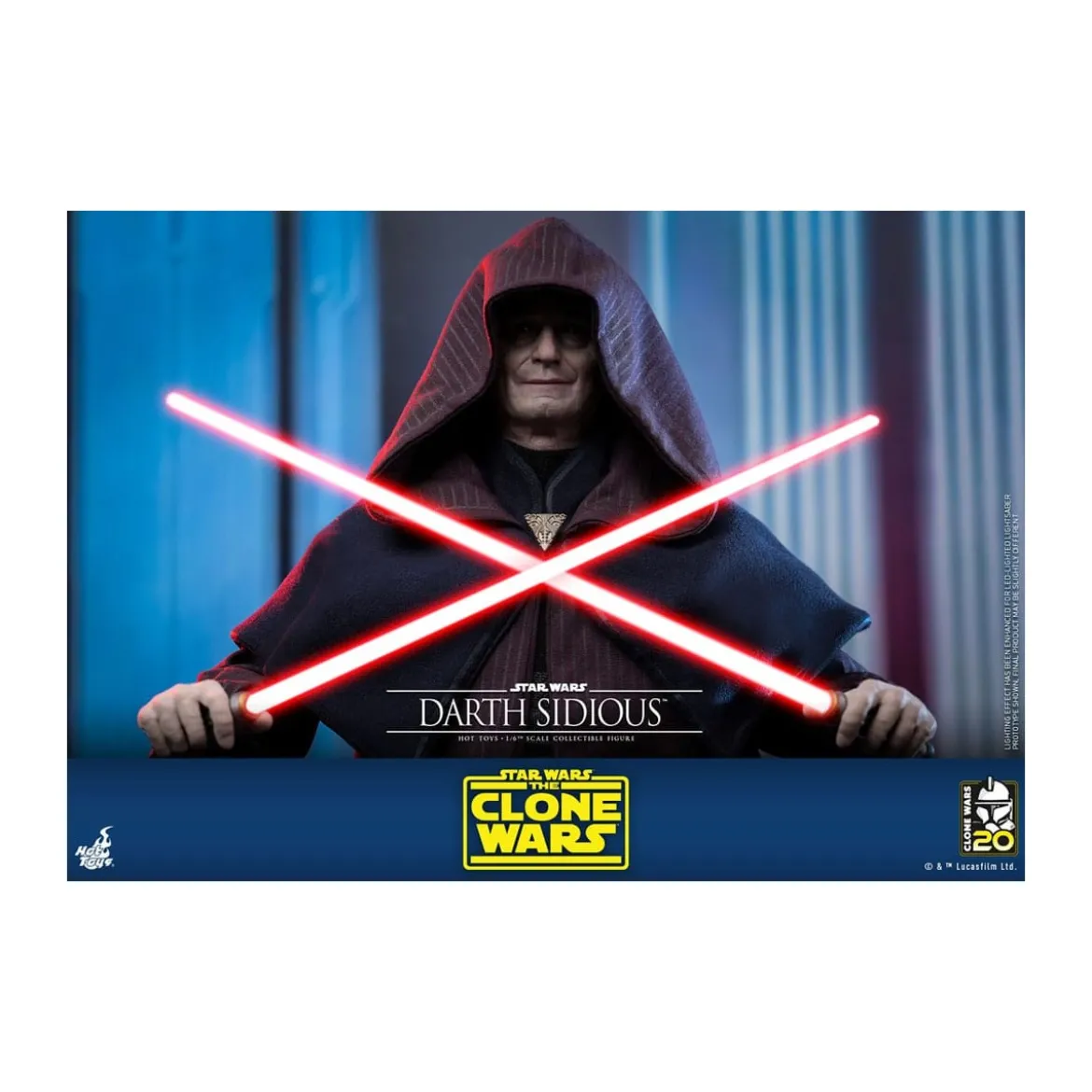 Hot Toys Star Wars - Darth Sidious - The Clone Wars 1/6