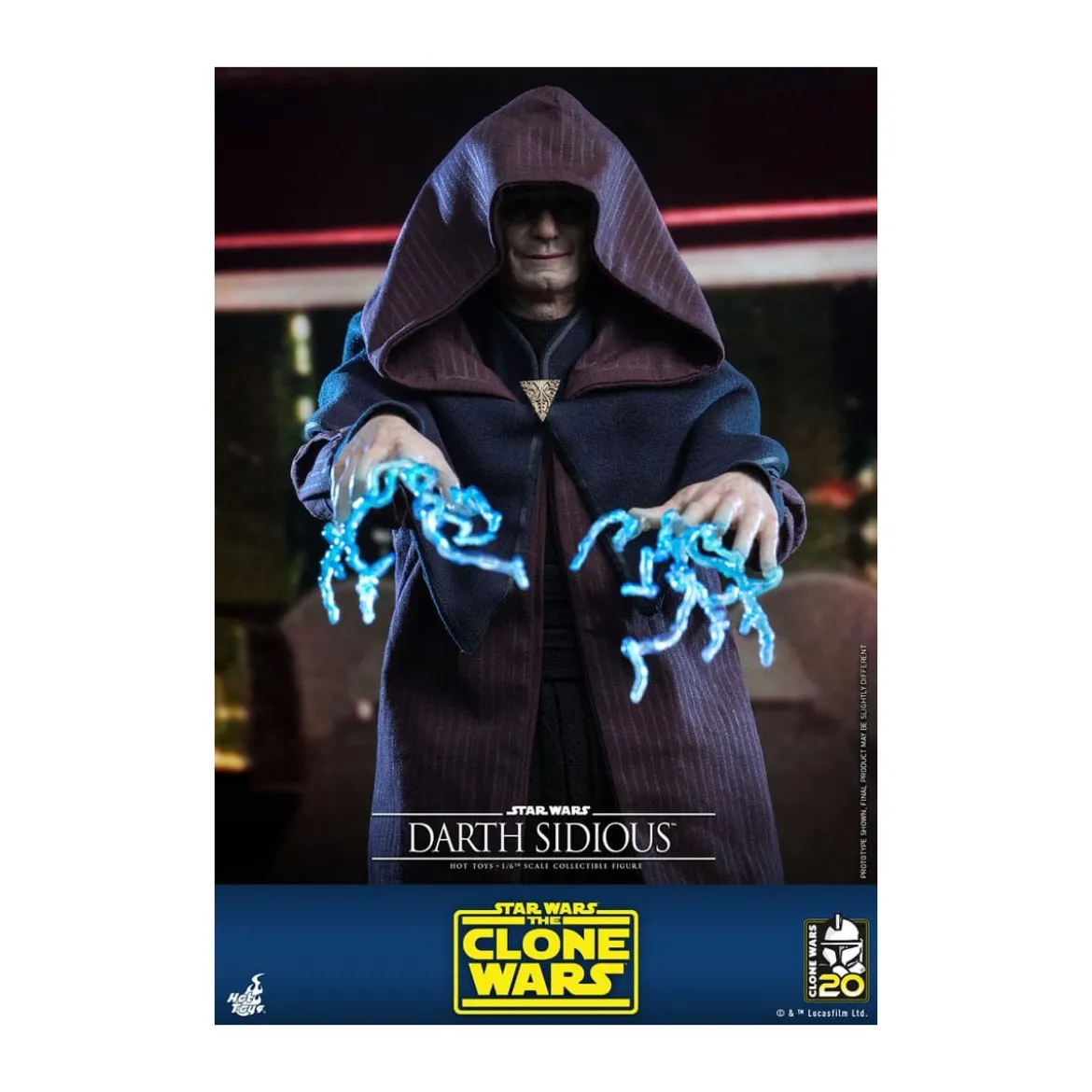 Hot Toys Star Wars - Darth Sidious - The Clone Wars 1/6