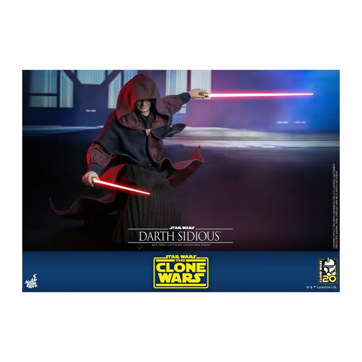 Hot Toys Star Wars - Darth Sidious - The Clone Wars 1/6
