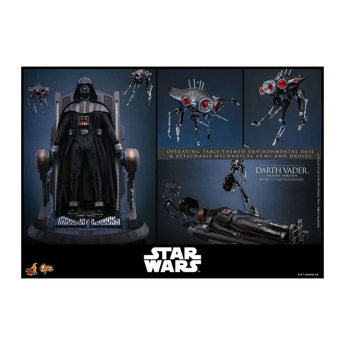 Hot toys Star Wars: Darth Vader Deluxe Version MMS 1/6 - épisode III : La Revanche des Sith
